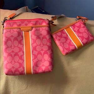 Coach bag and wristlet